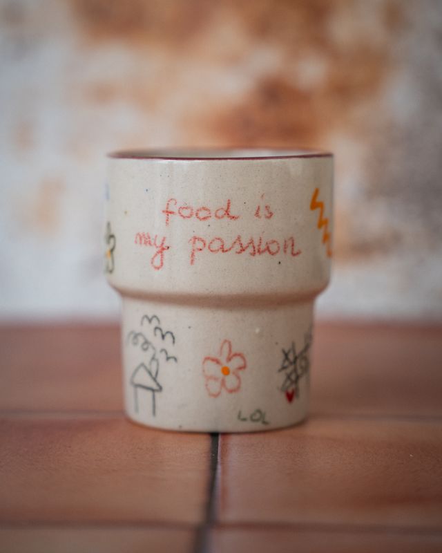 Niesforny Kubek "Food is my passion”
