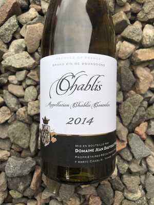 Chablis Domaine Jean Dauvissat 2014 Half Bottle Chablis Domaine Jean Dauvissat 2014 Half Bottle