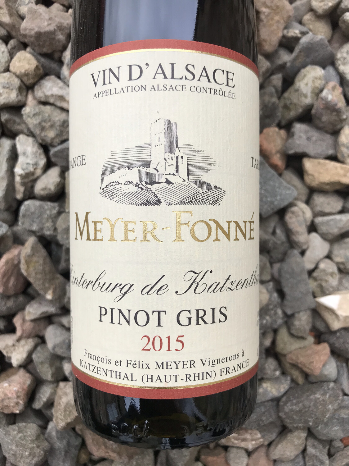Meyer Fonne Pinot Gris 'Hinterburg de Katzenthal' Vendage Tardive 2015 50cl Meyer Fonne Pinot Gris 'Hinterburg de Katzenthal' Vendage Tardive 2015 50cl