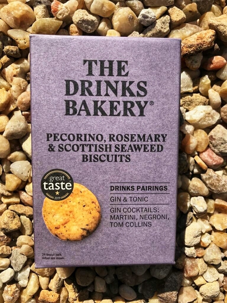 Drinks Biscuit by the Drinks Bakery - Pecorino, Rosemary and Seaweed - 24 pack.