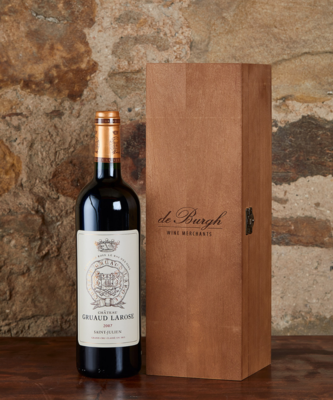 Chateau Gruaud Larose 2007, St Julien + Wooden Gift Box Chateau Gruaud Larose 2007, St Julien + Wooden Gift Box