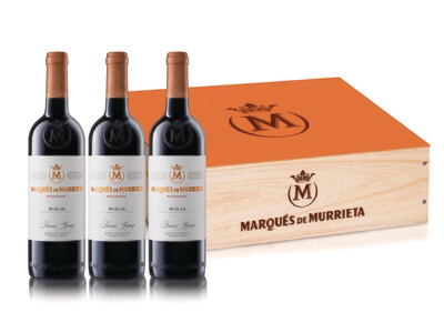 Rioja Reserva Marques de Murrieta 2016 - 3 Bottle Gift Pack in Wood
