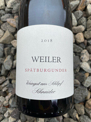 Schlipf Schneider 'Weiler' Spatburgunder (Pinot Noir) 2018