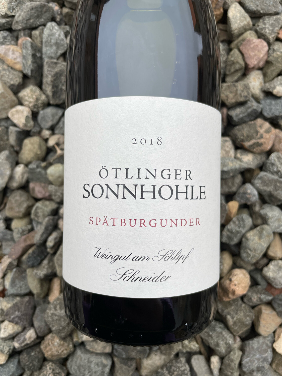Schlipf Schneider 'Otlinger Sonnhohle' Spatburgunder (Pinot Noir) 2018