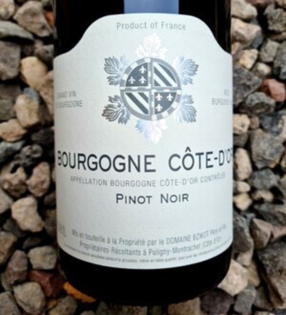 Bourgogne Cote d'Or Rouge Domaine Sylvain Bzikot 2020