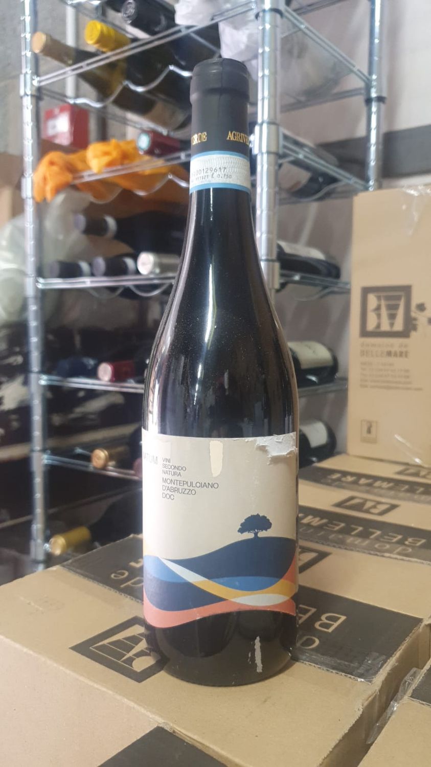 Montepulciano d&#39;Abruzzo &#39;Natum&#39; Agriverde - Damaged Label