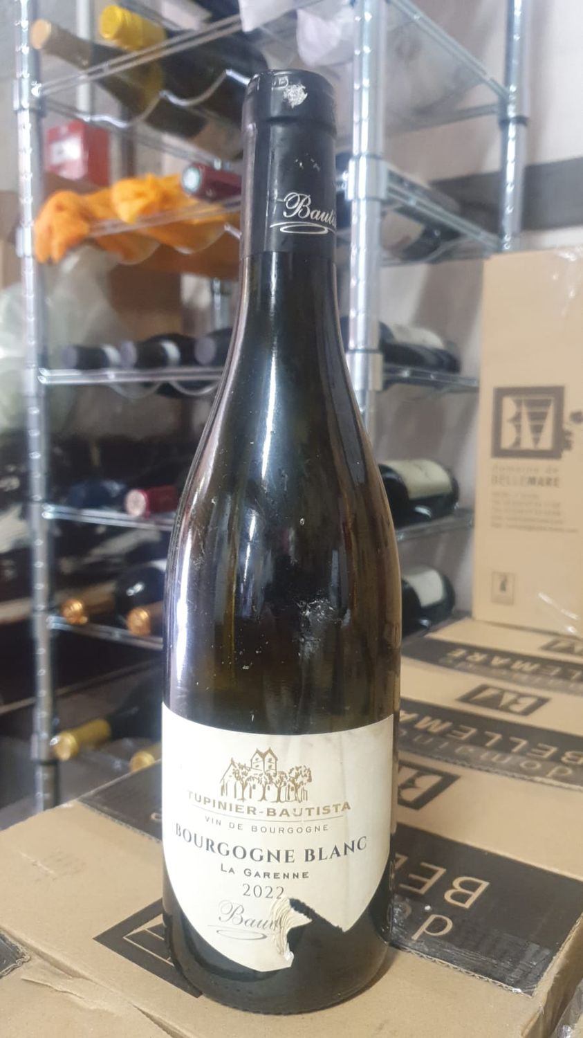 Tupinier Bautista Bourgogne Blanc &#39;La Garenne&#39; 2022 - Damaged Label