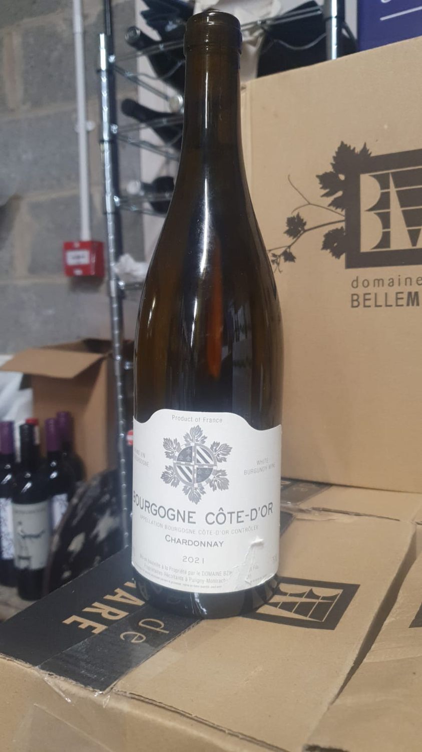 Sylvain Bzikot Bourgogne Cote d&#39;Or Blanc 2021 - Damaged Label