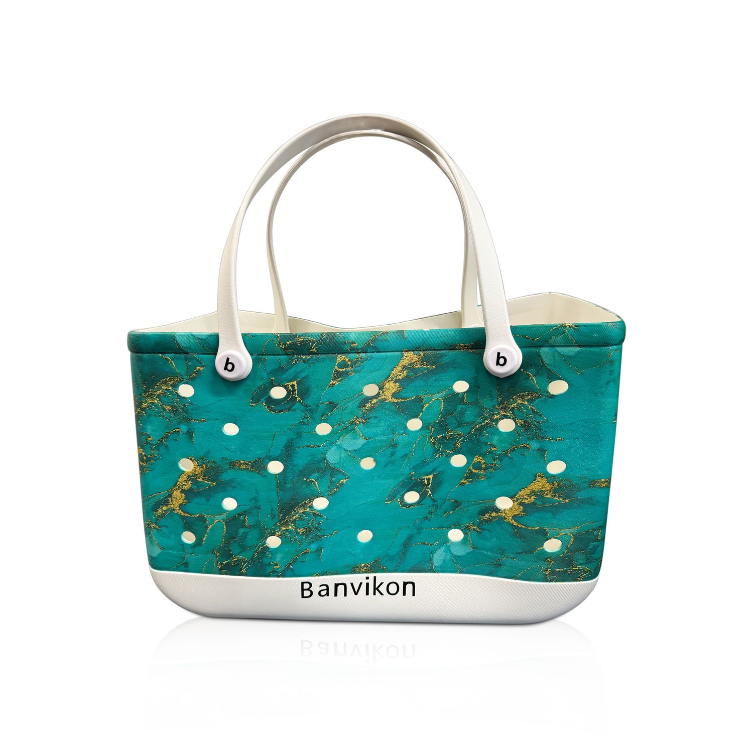 Banvikon Green Beach Bag