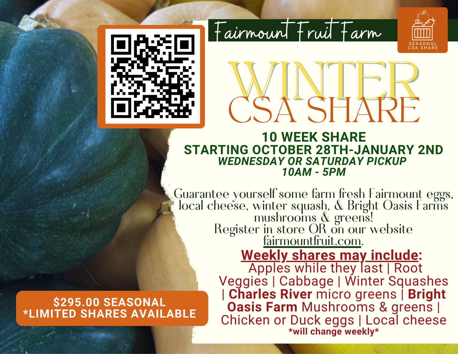 Winter CSA Share Winter CSA Share