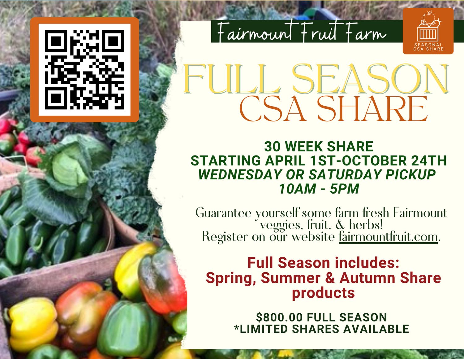 2026 Full Season CSA Share