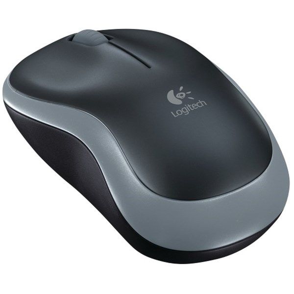 Logitech M185 USB Wireless Compact Mouse - Black