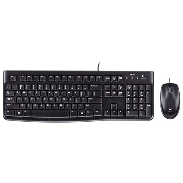 Logitech MK120 USB Wired Keyboard and Mouse Set
