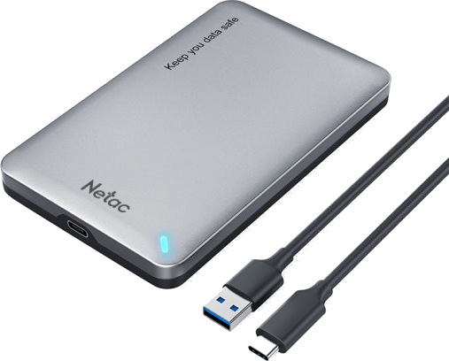 Netac WH12 SATA USB 3.1 2.5" External HDD Enclosure