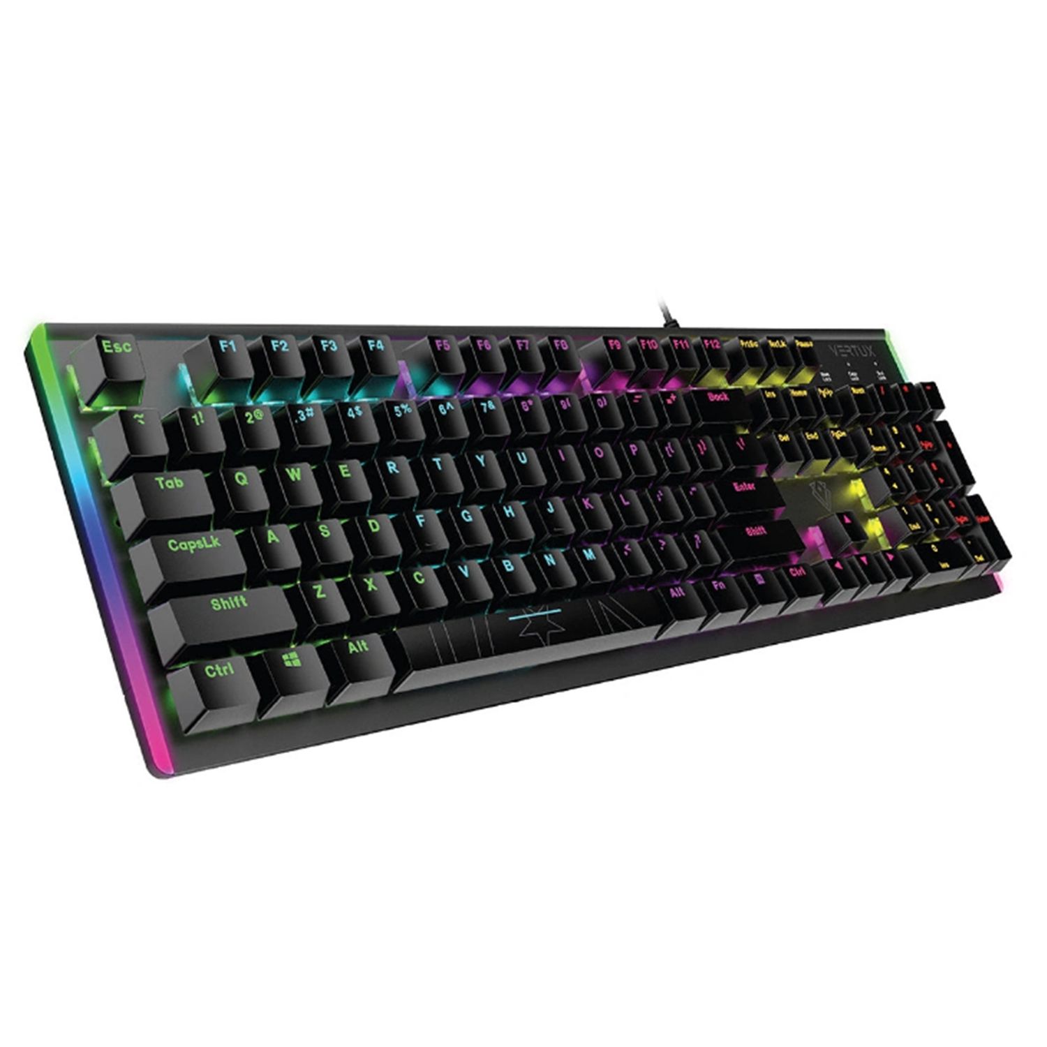 VERTUX High Performance Mechanical Gaming Keyboard with RGB Backlight
