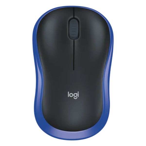 Logitech M185 USB Wireless Compact Mouse - Blue