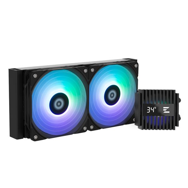 Zalman Alpha2 24 ARGB Liquid Cooler with Dual 120mm Fan - Black