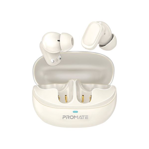 Promate LUSH In-ear HD TWS Bluetooth Earbuds - White