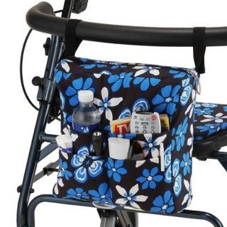 Walker Pouch - Aloha Blue Floral