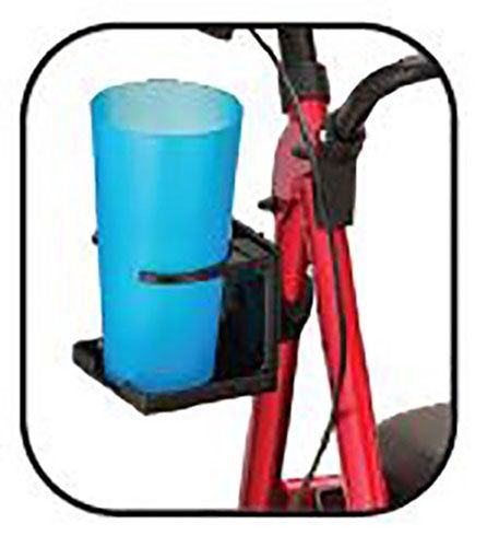 Folding Cup Holder for Walkers & Rollators