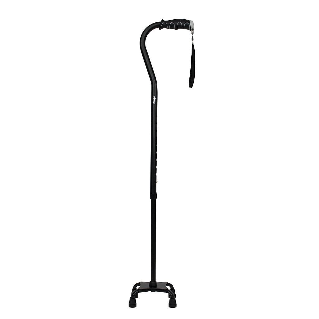 Quad Cane - Small Base - Black