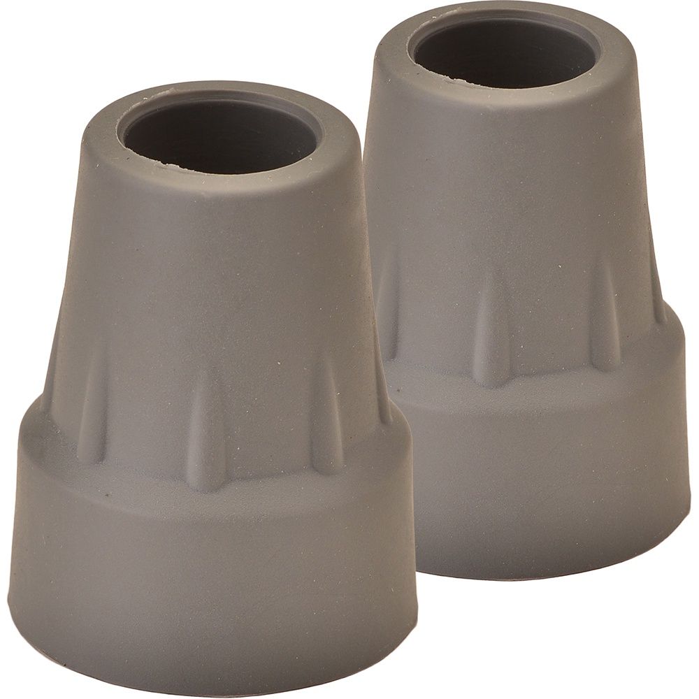 Crutch Tip - Grey - 1pr