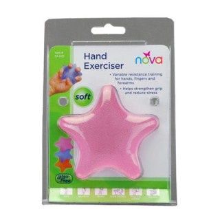 Exercise Squeeze Star - Soft - Pink