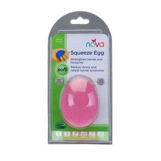 Exercise Squeeze Egg - Soft - Pink