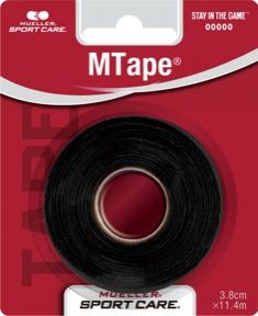 Mueller MTape 1 Roll 1.5 in x 10yd - Black