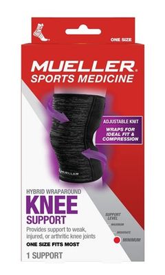 Mueller Hybrid Wraparound Knee Support