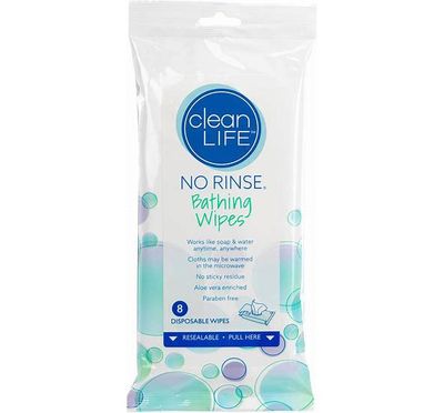 No Rinse Bathing Wipes