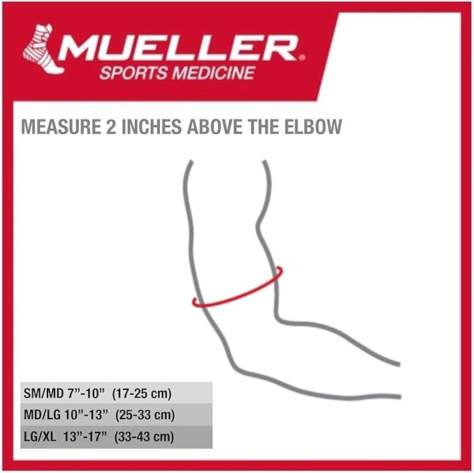 Mueller 4-Way Stretch Knit Elbow Support S/M