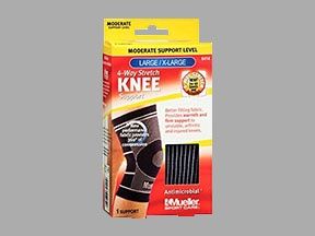 Mueller 4-Way Stretch Knee Support L/XL - Black