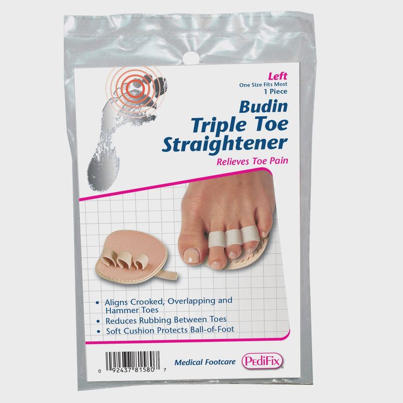 Pedifix Podiatrists' Choice Triple Toe Straightener - Left Pedifix Podiatrists' Choice Triple Toe Straightener - Left