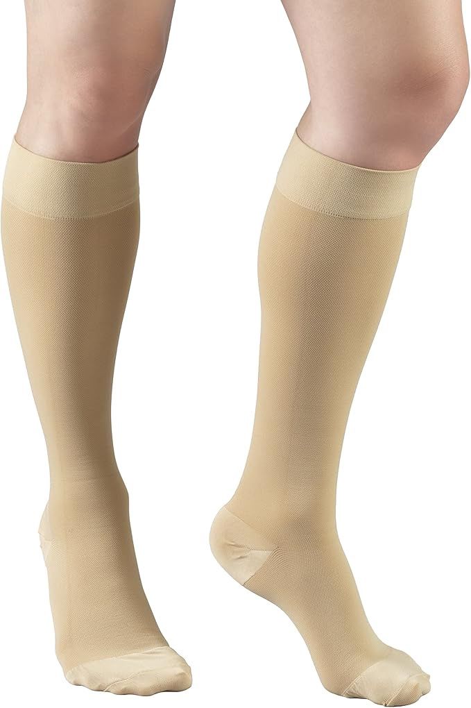 TruForm 20-30 Knee High Stockings, Medium - Beige-8865