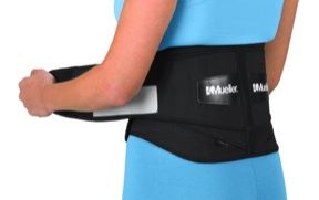 Mueller Adjustable Back Brace with Lumbar Pad - Black