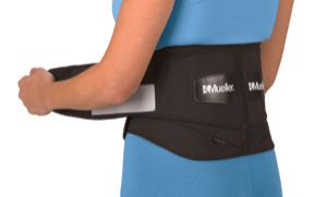 Mueller Adjustable Back Brace with Lumbar Pad - Black Mueller Adjustable Back Brace with Lumbar Pad - Black