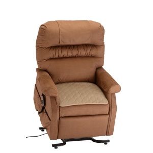 Nova Reusable Chair Underpad 21" x 22"- Brown Velour