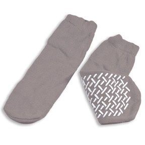 Grey Slipper Socks - XXLarge Grey Slipper Socks - XXLarge