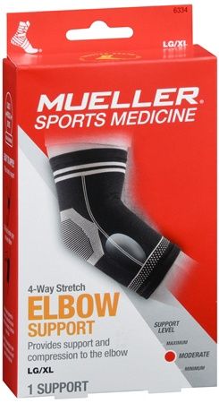Mueller 4-Way Stretch Elbow Support LG/XL