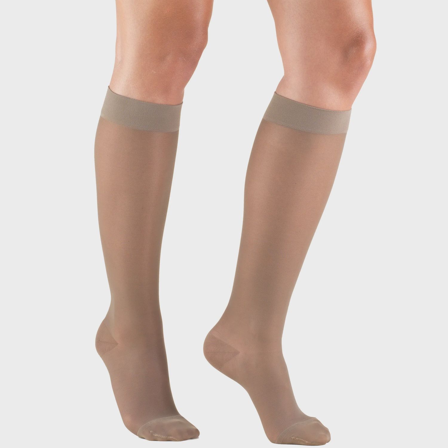 TF 15-20 Knee High Lites, Taupe, Large
