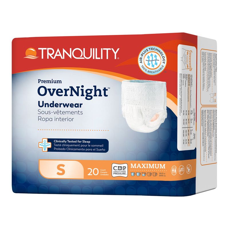 Tranquility Overnight Underwear Adult Small - Unisex 20ct-2114 Tranquility Overnight Underwear Adult Small - Unisex 20ct-2114