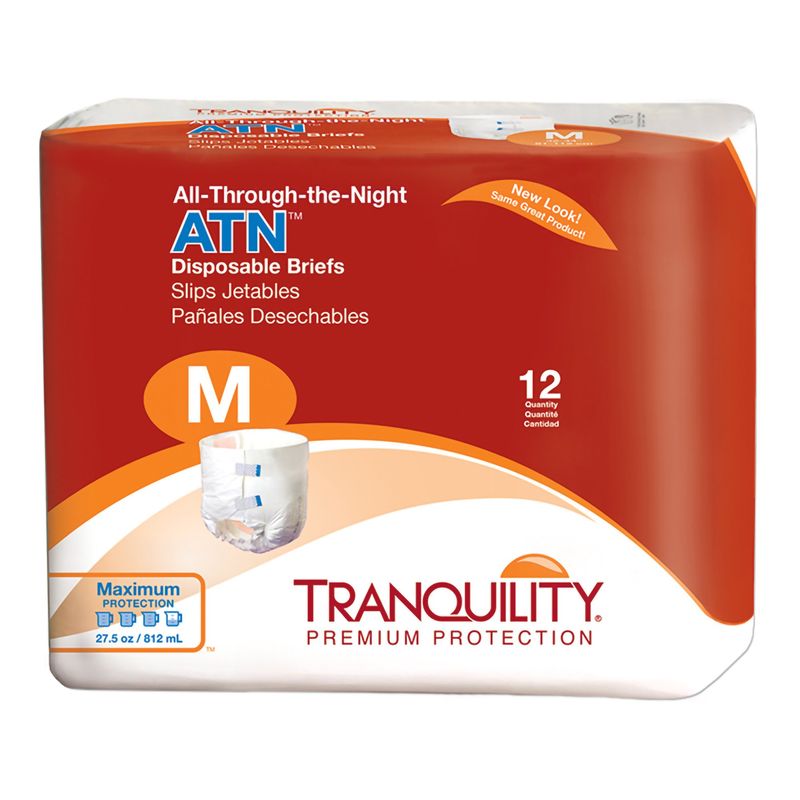 Tranquility ATN Briefs Adult Medium - Unisex 12ct-2185 Tranquility ATN Briefs Adult Medium - Unisex 12ct-2185
