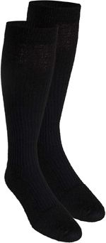 TF 15-20 Knee High Sock Men's, Black, Large