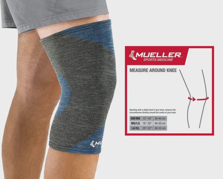 Mueller 4-Way Stretch Premium Knit Knee Support - M/L