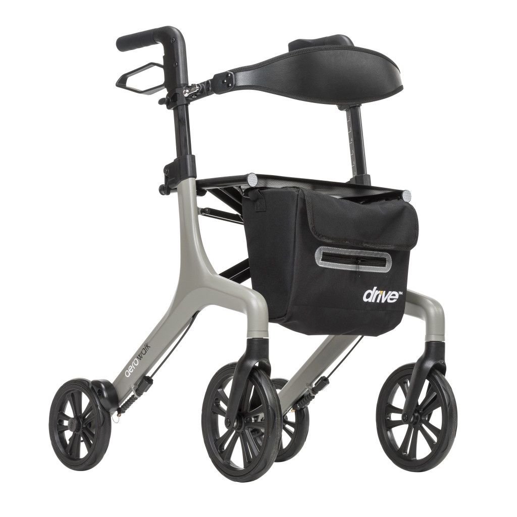 AeroWalk Ulta-Lite Rollator - Tall Adult - Grey AeroWalk Ulta-Lite Rollator - Tall Adult - Grey