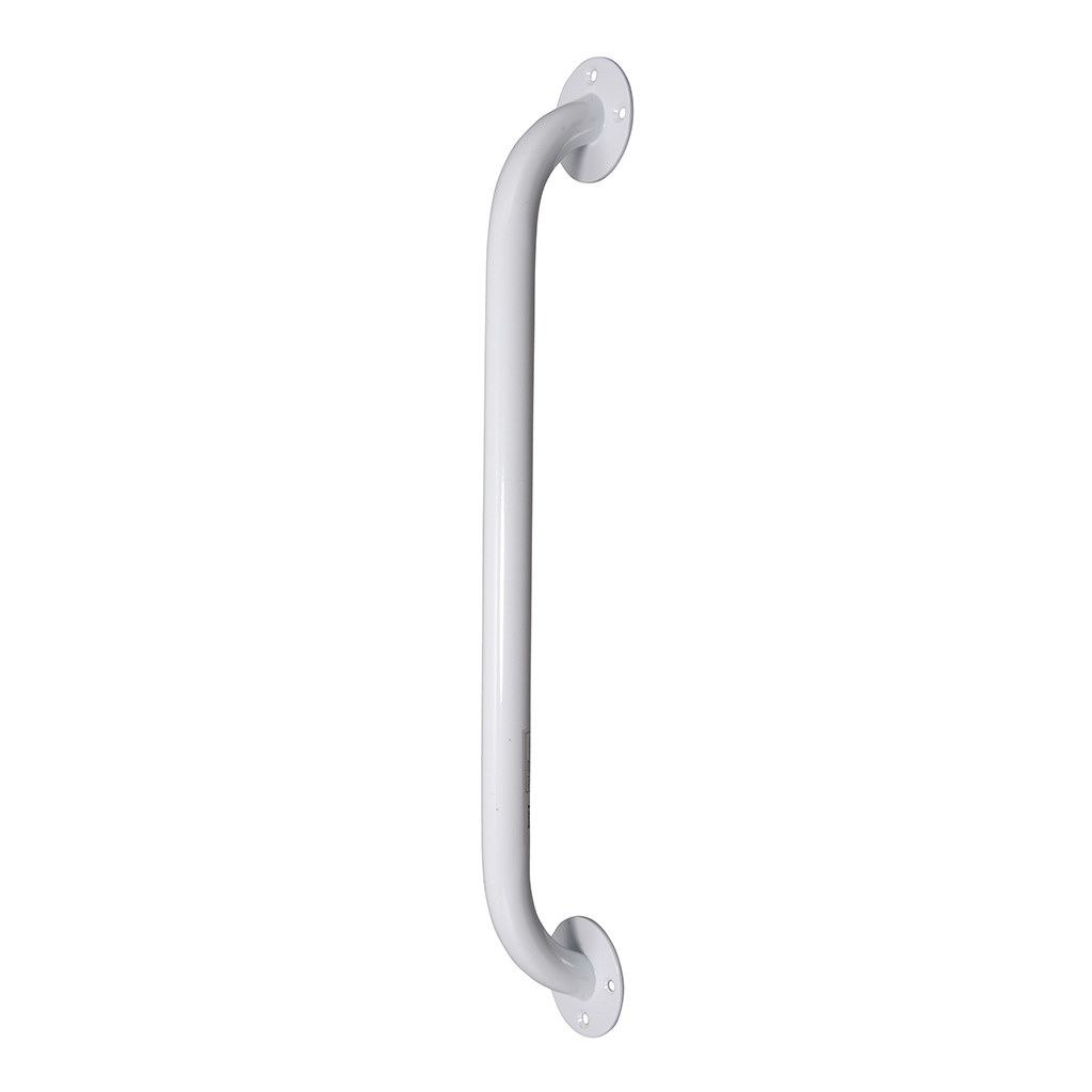 Grab Bar White Metal 24 Grab Bar White Metal 24"