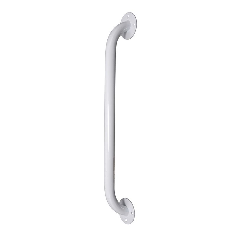 Grab Bar White Metal 24 Grab Bar White Metal 24"