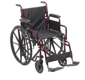 Drive 18 Drive 18" Rebel Wheelchair Crackle Red