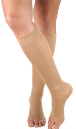 TF Knee Hi Opaque 15-20 mmHg open toe beige large TF Knee Hi Opaque 15-20 mmHg open toe beige large